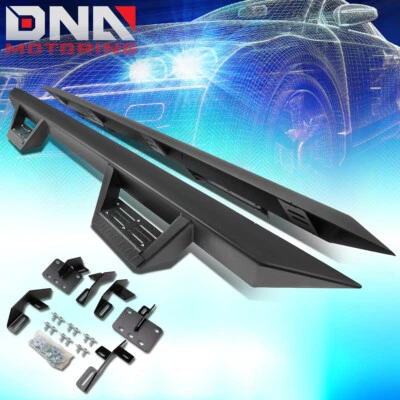 Ram 1500 2019-2020 doble cabina 3" OD escalón lateral barra Nerf estribo negro Foto 1 de 4