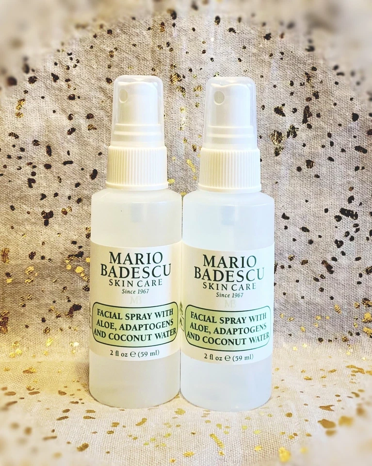 2x~MARIO BADESCU~Aerosol facial con aloe, adaptógenos y agua de coco~2 oz ea~NUEVO SIN CAJA~ Foto 1 de 1