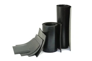 Schwarze Gummiplatte - 1,5 mm dick - 3 Größen verfügbar - Bild 1 von 4