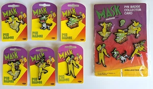 Mask The Animated Series Pin - You Pick - UK Dufort & Sons 1996 England - Picture 1 of 13