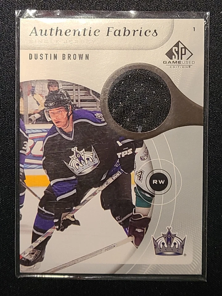 2005-06 SP Game Used Authentic Fabrics #AF-DB Dustin Brown LA Kings - Image 1 of 1