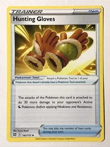 Hunting Gloves 142/172 Uncommon Brilliant Stars Pokemon NM/M Pack Fresh - Picture 1 of 4