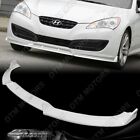 Für 10-12 Hyundai Genesis Coupe lackiert weiß vorne Stoßstange Lippensplitter Spoiler