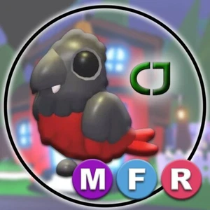 Dracula Parrot MFR (Mega Neon Fly Ride) | Adopt From Me - Picture 1 of 1