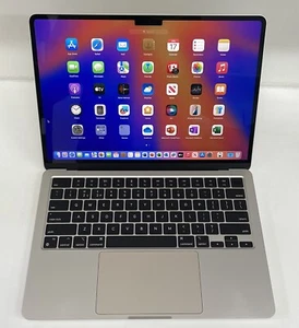 Apple MacBook Air A2681 2022 13" M2 8-Core CPU 8-Core GPU 256GB/8GB - Starlight - Afbeelding 1 van 11