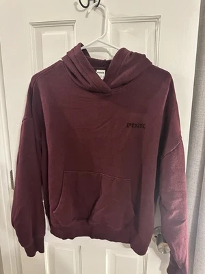 Victoria’s Secret PINK Burgundy Sweat Suit, Size Small - Image 1 of 4