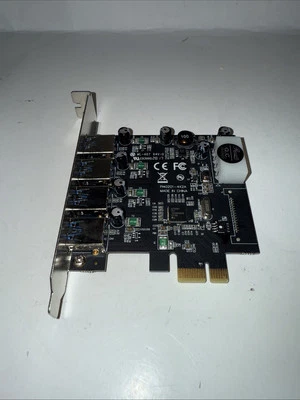 Rosewill RC-508 Quad-Port 5Gb/s USB PCIe Controller Adapter P/N: PI40201-4X2A - Image 1 of 3