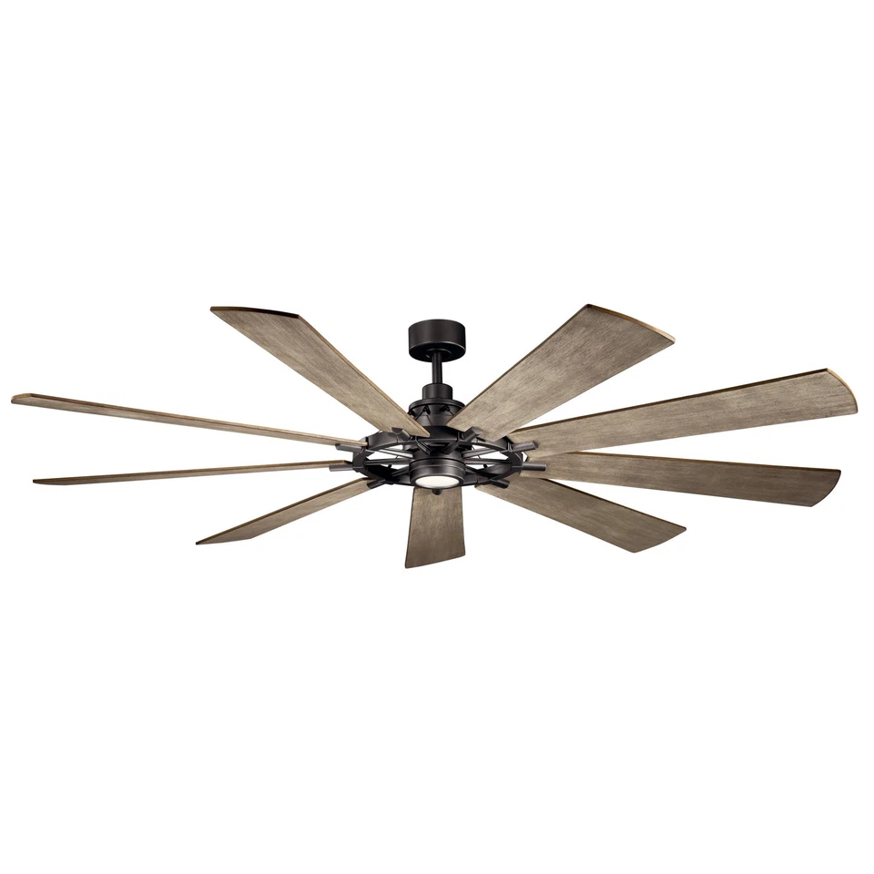 Kichler Gentry XL LED 85" Fan Anvil Iron - 300285AVI