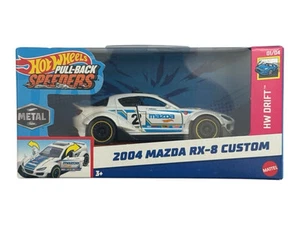 Hot Wheels Pull-Back Speeders Diecast 2004 Mazda RX-8 Custom - Picture 1 of 1