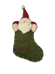 NEW small christmas stocking santa - Picture 1 of 3
