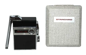 Standard Micronic Ruby SR-Q460F FM AM Transistor Radio Original Case Japan 1960 - Picture 1 of 21