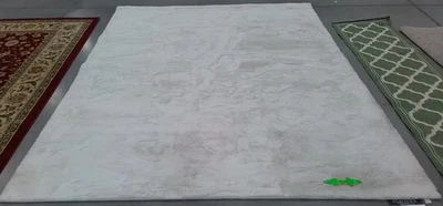 OFF WHITE 8'-0" x 10'-0" Stained Rug, Reduced Price 1172787116 FRF500A-8 - Image 1 of 4