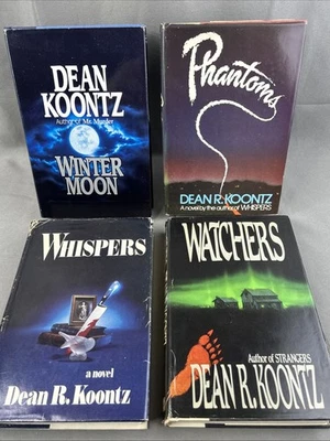 Lot 4 DEAN KOONTZ Early BCE Books - Watchers Whispers Phantoms Winter Moon - Image 1 of 3