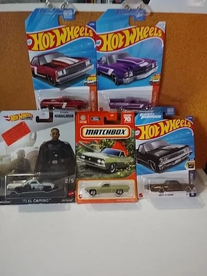 Lot Of Five Hot Wheels And Matchbox El Camino Madness - Image 1 of 4