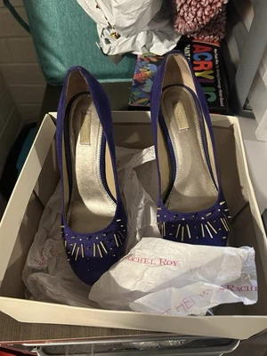 Женские фиолетовые туфли на каблуке с заклепками Rachel Roy - Изображение 1 из 3