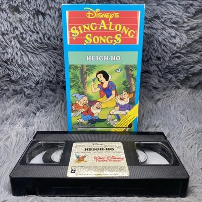 Disney’s Sing Along Songs: Heigh-Ho VHS Tape 1994 Snow White Mary Poppins - Image 1 of 4
