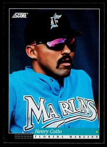1994 Score #161 Henry Cotto Florida Marlins - Picture 1 of 2