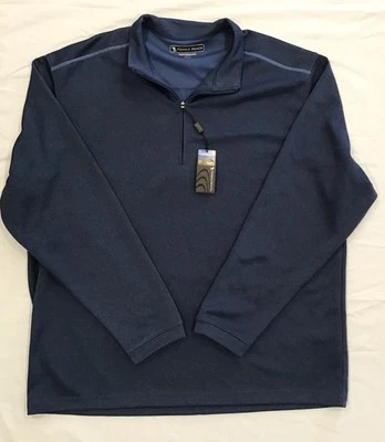 Pebble Beach Performance 1/4 Cremallera Pull Over / Azul Oscuro / Talla XL Foto 1 de 2