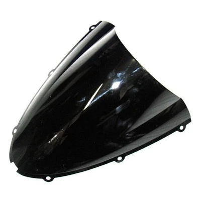 For Kawasaki Ninja ZX6R 2005 2006 2007 2008 Black Front Windscreen Windshield - Imagem 1 de 3