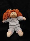 RARE 1st addition Cabbage Patch Vintage Doll Gray Sweat suit/Pink Trim 1984