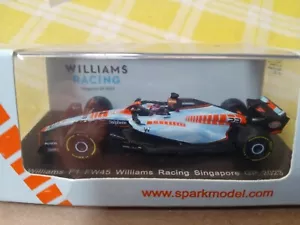 Williams FW45 2023 Alexander Albon scala 1/64 Spark nuovo - Foto 1 di 16