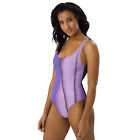 Super soft One-Piece Swimsuit with 4 way stretch polyester spandex blend