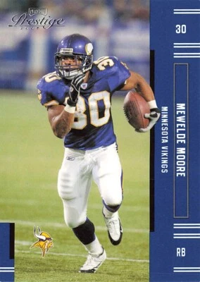 2005 Playoff Prestige #74 Mewelde Moore Minnesota Vikings - Image 1 of 2