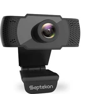Septekon 1080P HD Webcam with Microphone, Streaming Computer Web Camera for Lapt - Picture 1 of 5