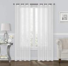 2 Pack Ultra Luxurious High Woven Elegant Sheer Grommet Curtain Panels - Asso...
