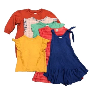 Nico Organic Cotton Hemp Dress Shirt Lot Girls 4 Earthy Sustainable Summer - Picture 1 of 24