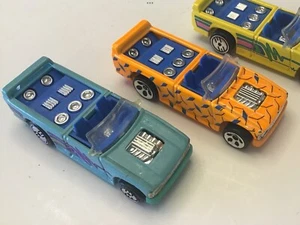 Hot Wheels Mini Truck #2099, Lot Of 2, Teal And Orange - Picture 1 of 5