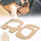 5Pcs Leather Acrylic Template DIY Craft Fillet Gauge Pattern Stencil Tools DXS