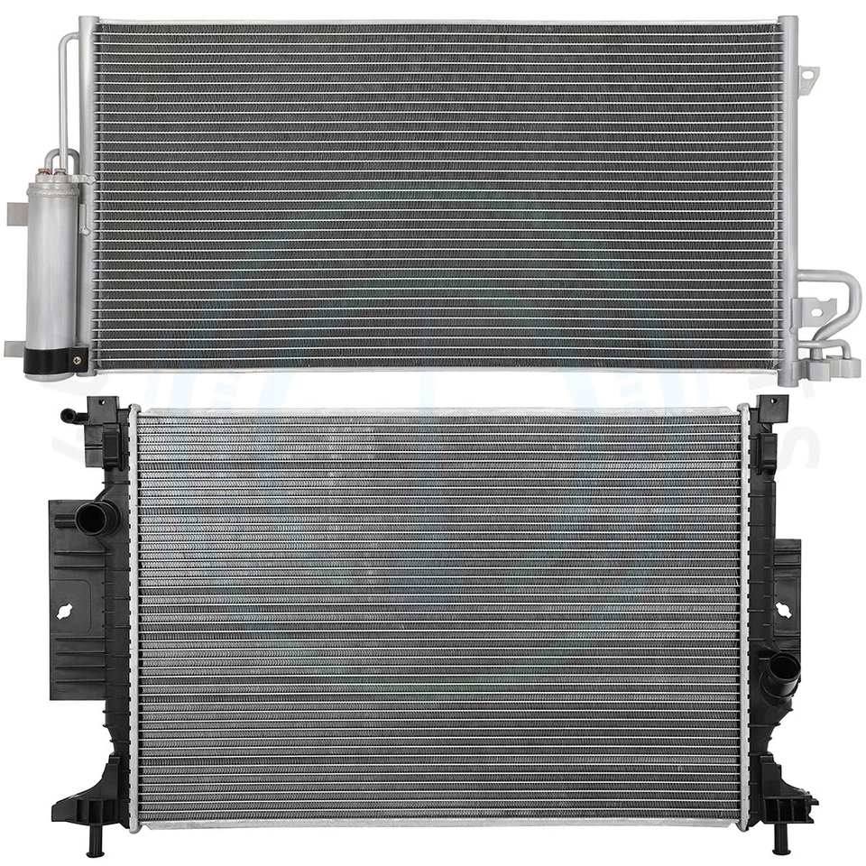Radiator & AC Condenser Cooling Kit For 2017-19 Ford Escape 2015-19 Lincoln MKC - Imagem 1 de 4