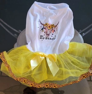 NEW Dog Skirt Pet Tutu Dress Small Dog Princess Dress Chihuahua Puppy Cat Clothe - Picture 1 of 3
