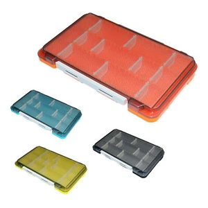 1pc Tackle Storage Box Plastic Fishing Lure Bait Organizer Case Fishing Box - Picture 1 of 16