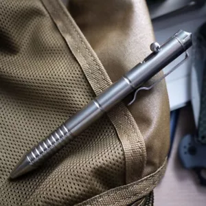 Bolígrafo práctico EDCTitanium para exteriores firma bolígrafo táctico de trabajo - Imagen 1 de 9