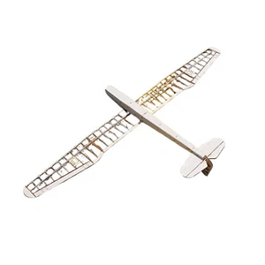 Glider RC Aircraft Model Airplane Balsa Wood Fixed Wing DIY KIT Wingspan - Picture 1 of 15