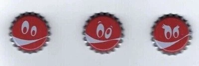 Juego de 3 tapas de botellas corona Coca Cola sin usar de Bélgica Foto 1 de 4