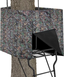 Deer Hunting Tree Stand Blind Cover, 93" X 35" Hunting Treestand Camo Blind Cove - Picture 1 of 12
