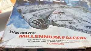 Star Wars Han Solo's Millennium Falcon Model Kit 1979 Vintage MPC 1-1925 Unbuilt - Picture 1 of 2