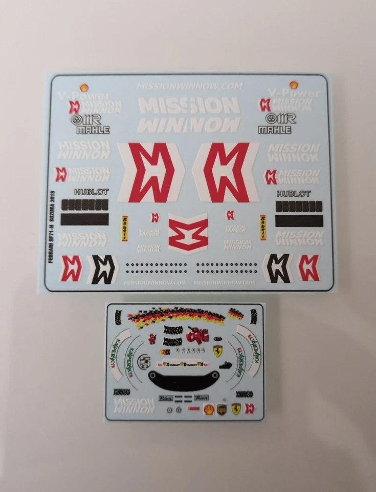 Ferrari SF71-H Sebastian Vettel Japan" Mission Win Now Decals " 2018 1/43 Burago - Bild 1 von 1