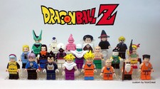 DRAGON BALL Minifigure Lego custom Goku Gohan Vegeta cell junior Majin bu