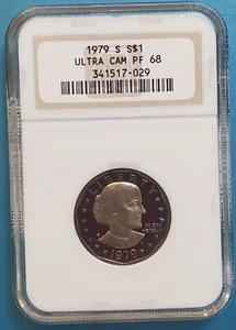 PF68 Ultra Cam Pf 1979-S  Susan B Anthony Dollar NGC - Picture 1 of 2