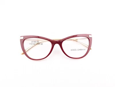 Dolce & Gabbana очки только оправы, DG 3329 3091, 55-17-140, красный, Италия - Изображение 1 из 4