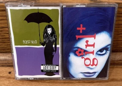 BOSS HOG Cassette Tapes - Boss Hog (1995) & Girl+ (1993) Geffen Records Rare OOP - Image 1 of 4