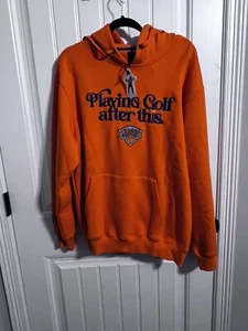 NUOVO! Felpa con cappuccio Eastside Golf NBA-Playing Golf After This New York Knicks uomo XL - Foto 1 di 15