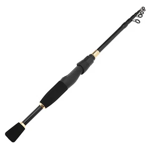 1.8M Telescopic Fishing Rod for Travel Saltwater Freshwater Lure Fishing - Picture 1 of 9