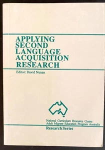 APPLYING SECOND LANGUAGE ACQUISITION RESEARCH David Nunan Paperback 1987 NCRC - Picture 1 of 1