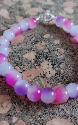 Glasperlen Armband Handgefertigt Unikat - Bild 1 von 2