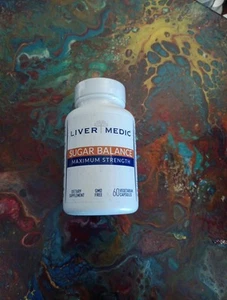Liver Medic Sugar Balance Maximum Strength 60 vegetarian Caps GMO FREE Exp7/2026 - Picture 1 of 2